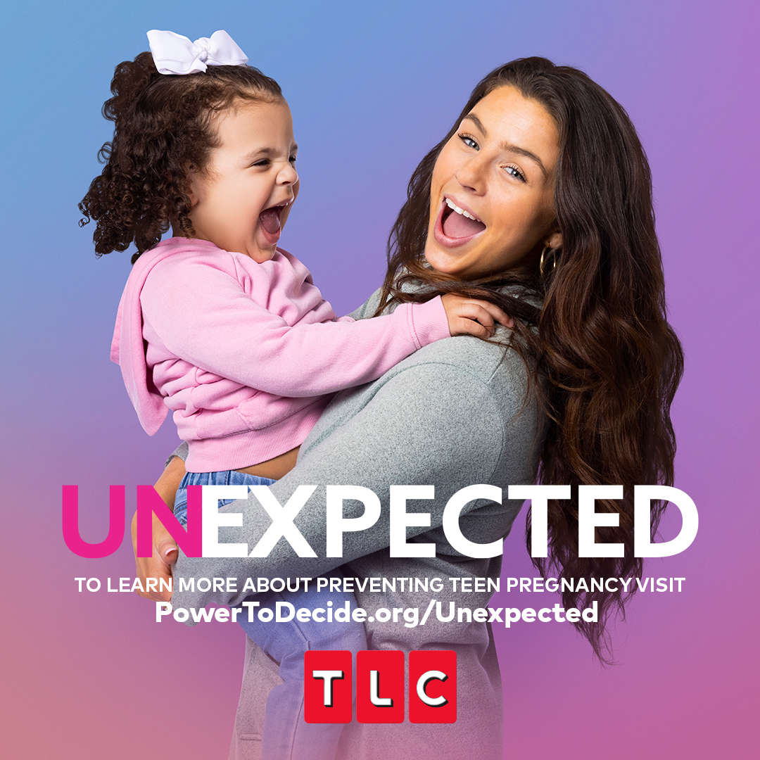 A promotional image of Tyra and her daughter on TLC's Unexpected. 