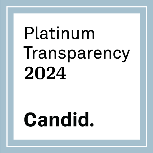 An image showing that Power to Decide has received the Platinum Transparency seal from Candid in 2024.