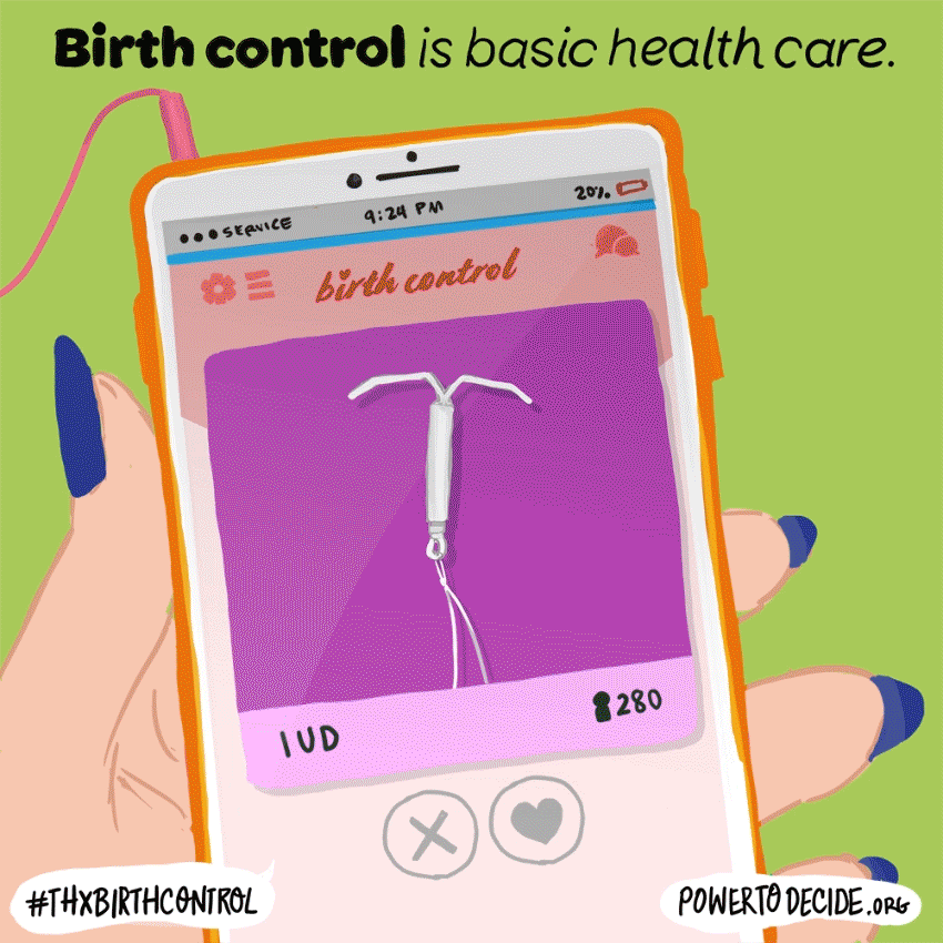 Birth control is basic health care. #ThxBirthControl