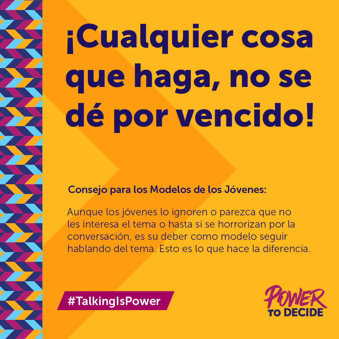 #TalkingIsPower: Consejo para los Modelos de los Jóvenes 102