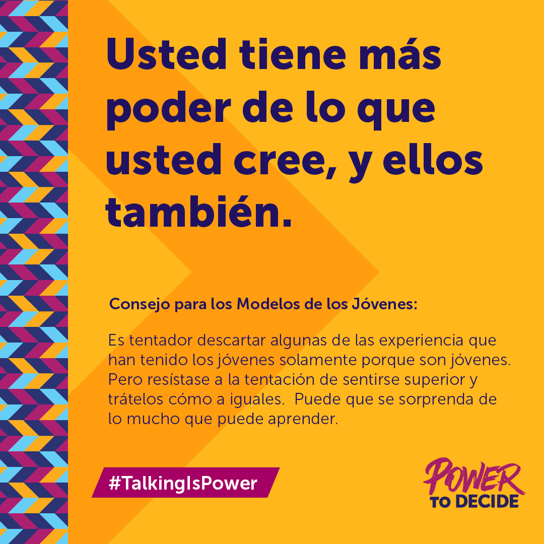 #TalkingIsPower: Consejo para los Modelos de los Jóvenes 106