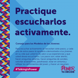 #TalkingIsPower: Consejo para los Modelos de los Jóvenes 104