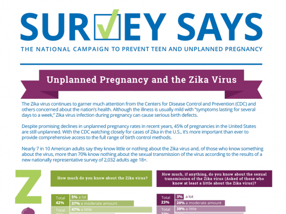 Survey Says: Unplanned Pregnancy and the Zika Virus (June 2017)