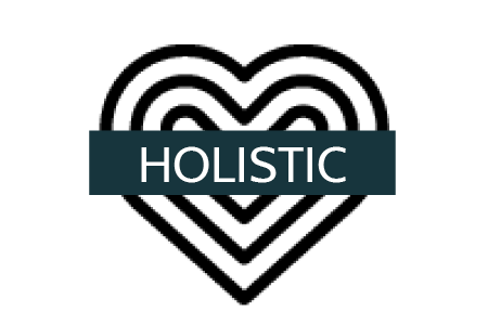 A graphic that reads Holistic